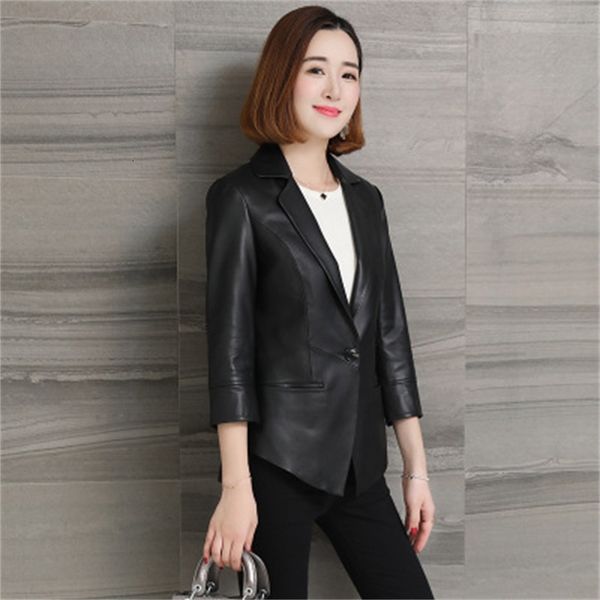 

new fashion genuine sheep leather jacket h45 qlrh, Black;brown