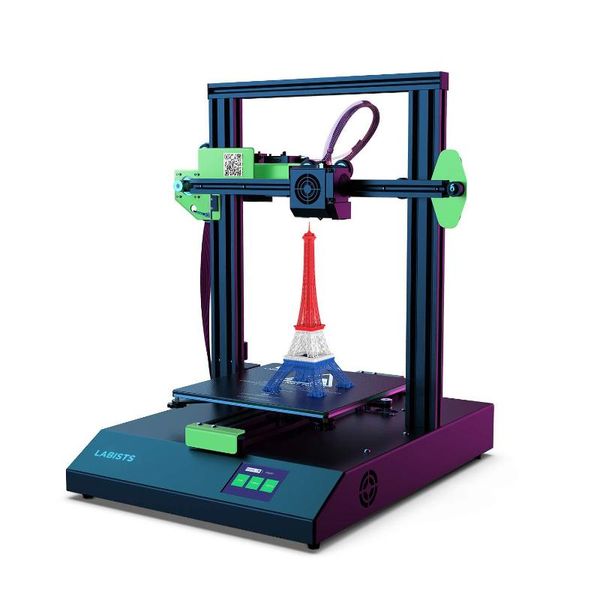 

printers 3d printer high precision touch screen diy kit for adults with resume printing function, size 220x220x250mm