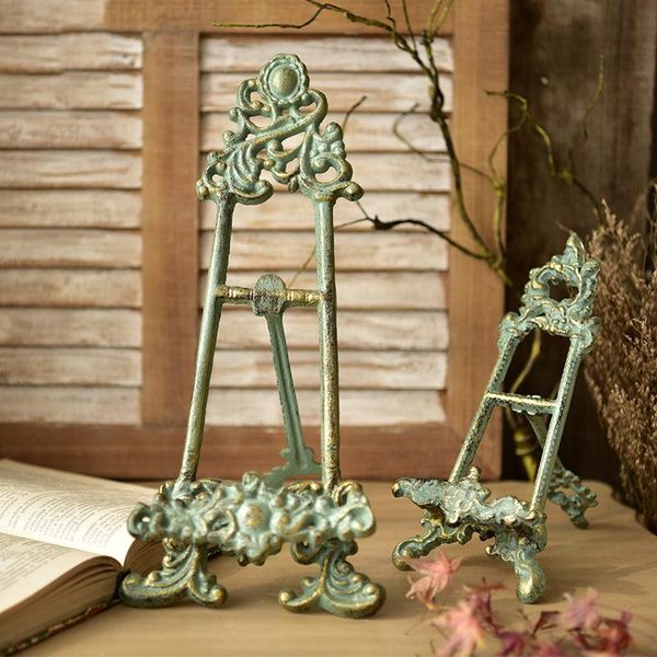 

vintage antique ornate picture frame holder stand