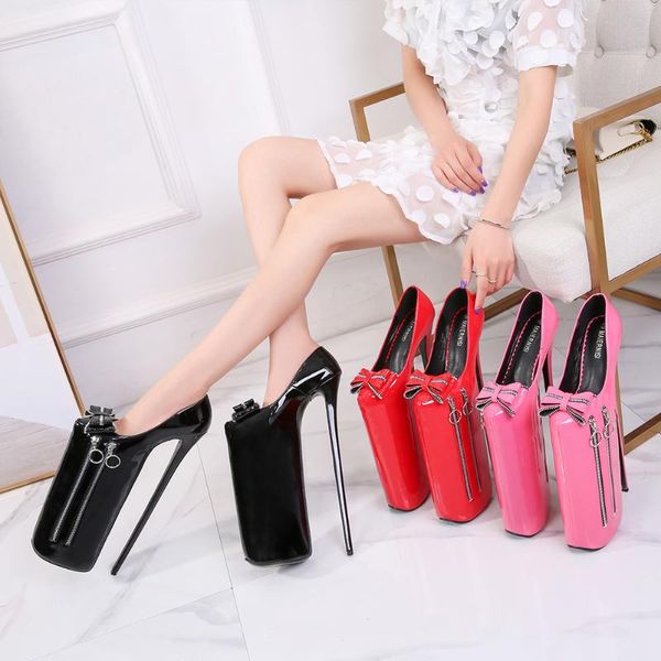 

dress shoes odinokov 30cm women pumps high heels platform 20cm escarpin femme pink black red extreme