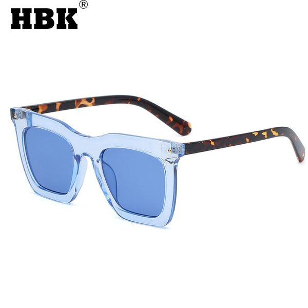 

sunglasses hbk vintage oversized rivet square women men fashion brand design big frame black retro sun glasses uv400, White;black