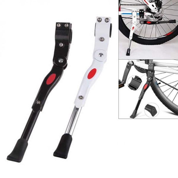 

car & truck racks 34.5-40cm adjustable bicycle kickstand mtb mountain road bike side rear kick stand parking supports cycling accessories