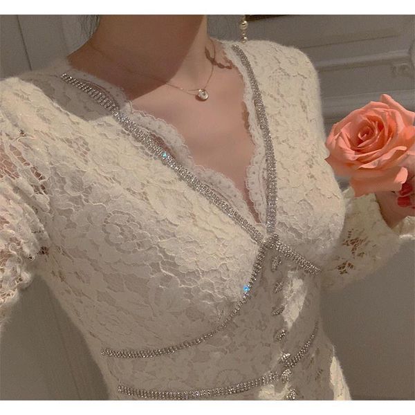 

2021 fashion women dress white slim lace dress long skirt dress, Black;gray