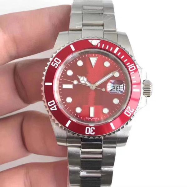

wristwatches 2021 models 40mm the mens' watches calendar waterproof luminous stainless steel bezel man clock automatic mechanical, Slivery;brown