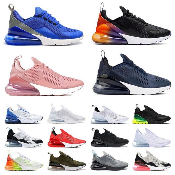 

air max 270 cushion running shoes airmax vapormax 270s worldwide triple black university blue red bred mens trainers womens runner sports sn