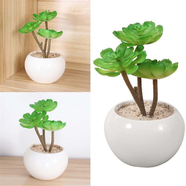 

decorative flowers & wreaths 1pc faux succulent mini artificial plant fake for bedroom office home