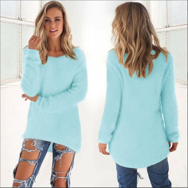 

women's sweaters size women sweater casual long sleeve pullovers winter jumpers knitwear plush warm femme, White;black