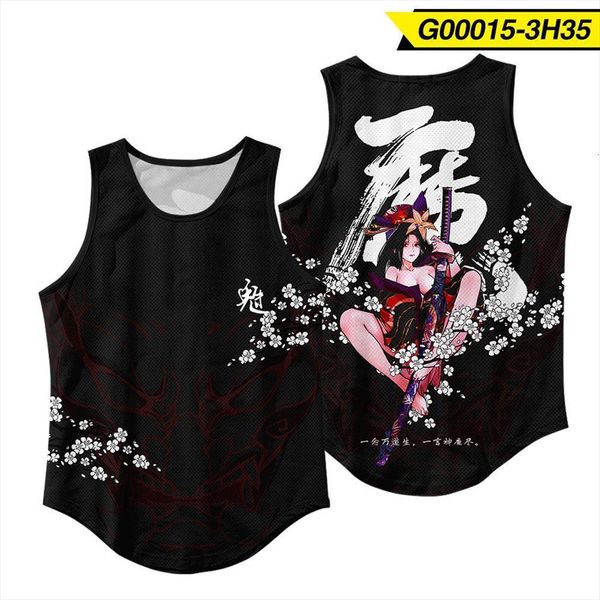 

men sleeveless gyms tank bodybuilding clothing green print undershirt fitness stringer round neck vest, White;black