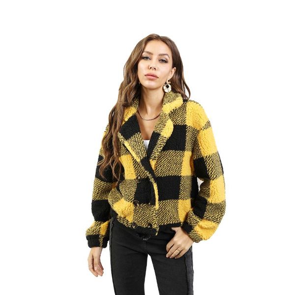 

women's wool & blends women winter and autumn double breasted coat, Black