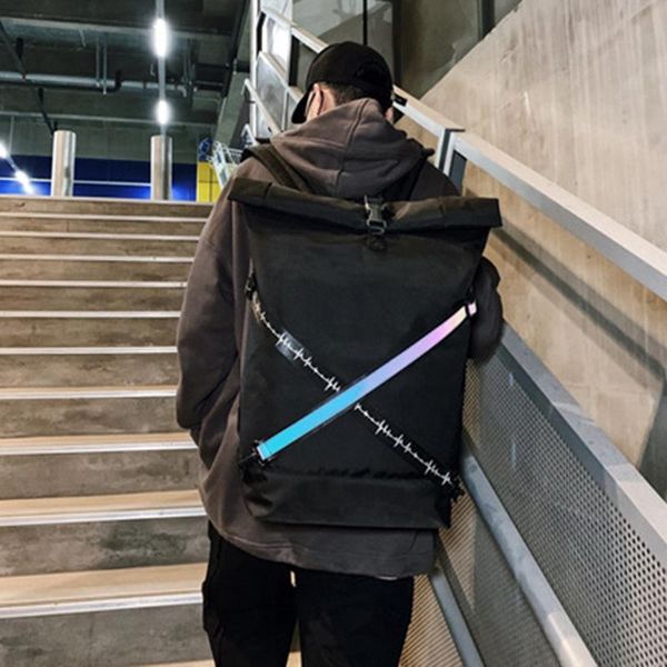 

backpack fashion youth reflective universal casual oxford