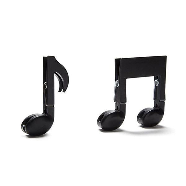 

bag clips 2pcs file sealing gift home decor diy binder multi use book stand craft clothespins musical notes clip po peg paper holder