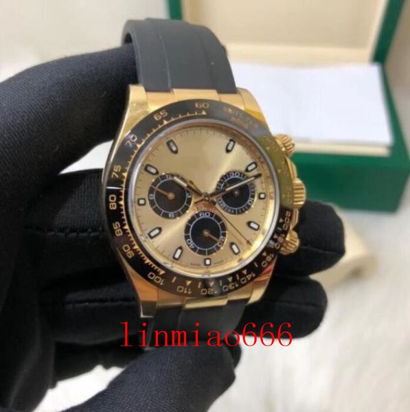 

waterproof mens watches sapphire mirror 116520 116500 40mm mechanical automatic silver stainless steel bracelet luxury watch with box paper, Slivery;brown