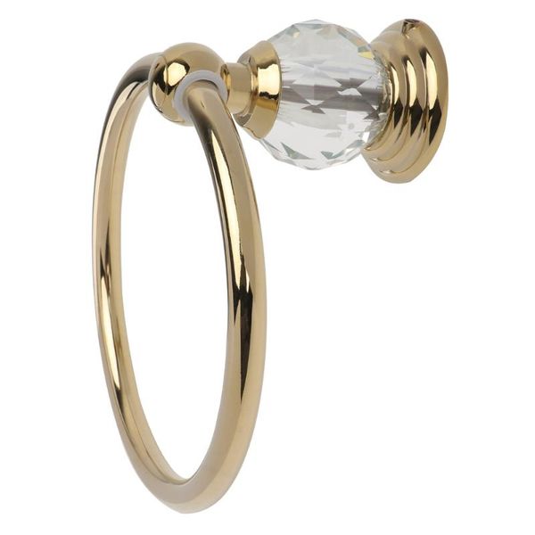 

towel racks 1pc retro bathroom wall mount ring golden rack accessories