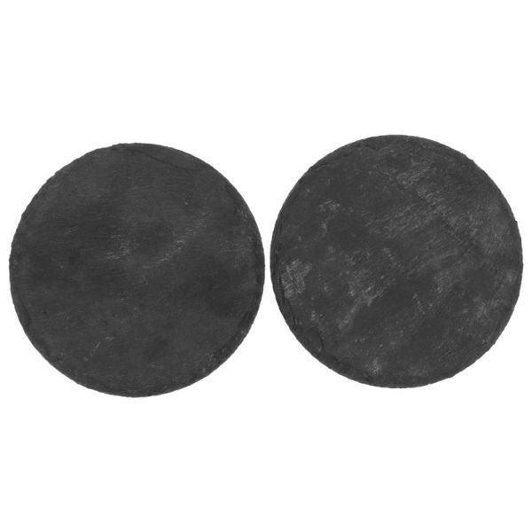 

mats & pads 2pcs slate stone cup drink mat with irregular edges for bar