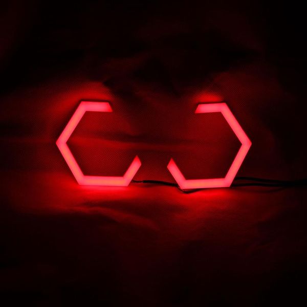 

hex halo rings rgb bluetooth control angel eyes car motorcycle projector