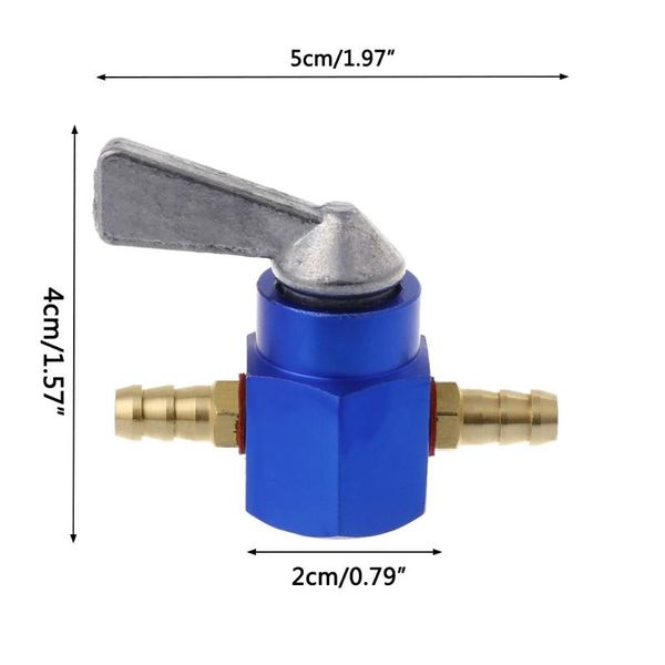 

motorcycle fuel system universal 6mm in-line petrol / tap on-off petcock switch