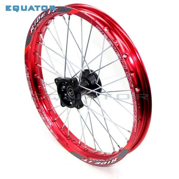 

red 12mm or 15mm front 1.60-17" inch aluminium alloy wheel rim for 160cc 150cc dirt pit bike 17 inch wheel