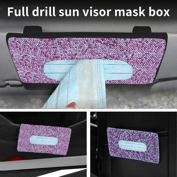 

car organizer tissue box towel sets sun visor holder auto interior storage decoration for accessories