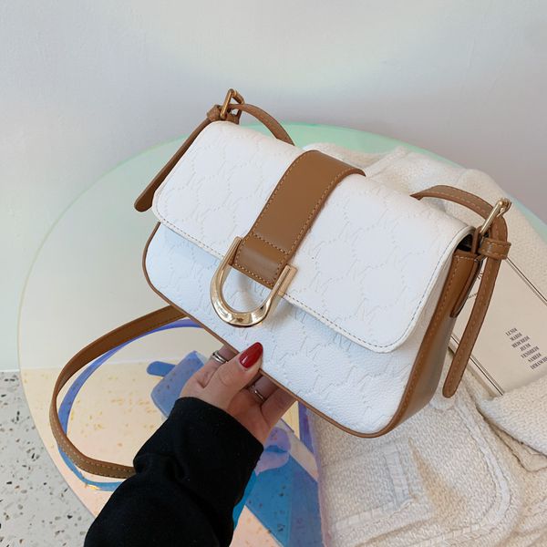 

2021 korean fashion bag women's single shoulder messenger mobile phone small square trend simple and lovely in korea