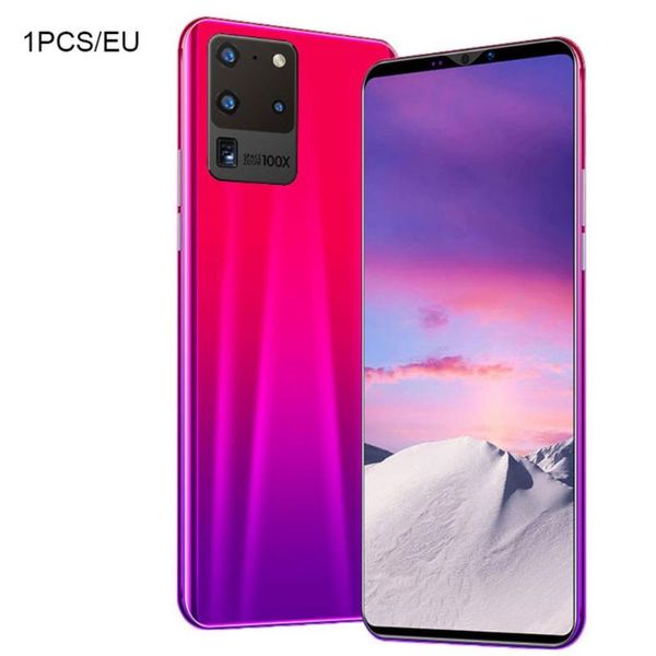 

smart home control s20 pro smartphone 5.8 inch screen 512m+4g android 3d glass plated back cover black