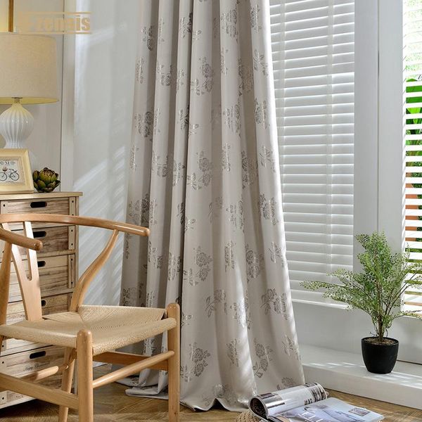 

curtain & drapes custom rose floral jacquard shading fabric curtains modern minimalist style blackout for living room and bedroom