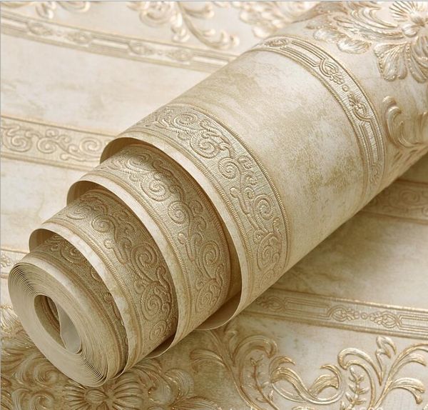 

three-dimensional 3D precision embossed AB version with Damascus wallpaper, Sliver