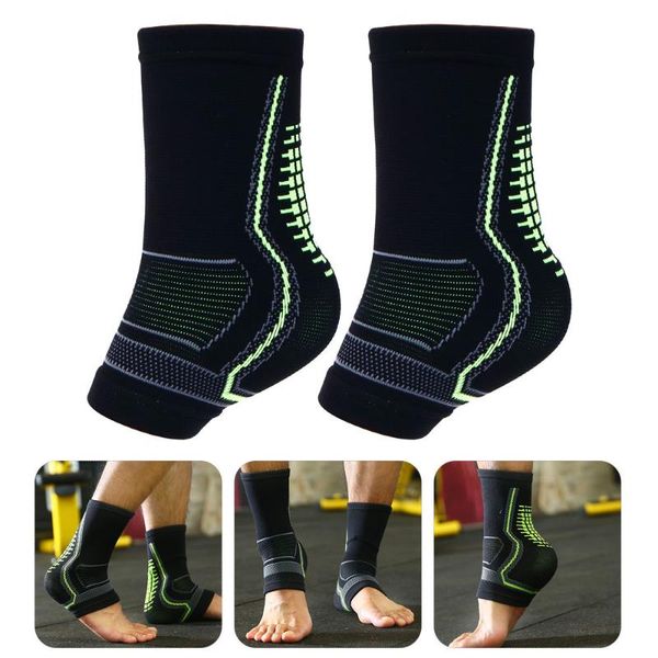 

ankle support 1 pair braces protective sleeve for sports, Blue;black