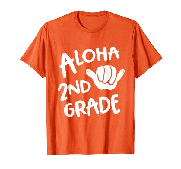

Aloha 2nd Grade Back To School Hawaii Shaka Cool Hawaiian T-Shirt, Mainly pictures
