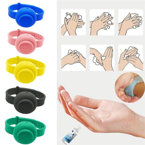 

liquid soap dispenser 3pcs wristband hand sanitizer kid handwash gel with whole sanitizing 2021 50