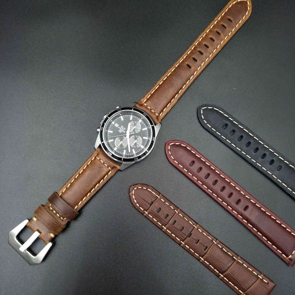 Banda para Panerei 18mm 20mm 22mm Acessórios Clássicos Homens Watch Strap Couro de vaca