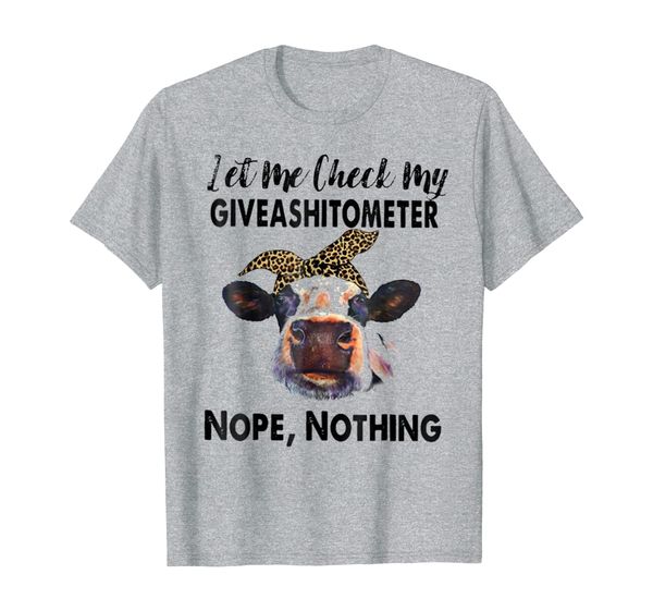 

let me check my giveashitometer cows mom t shirt, White;black