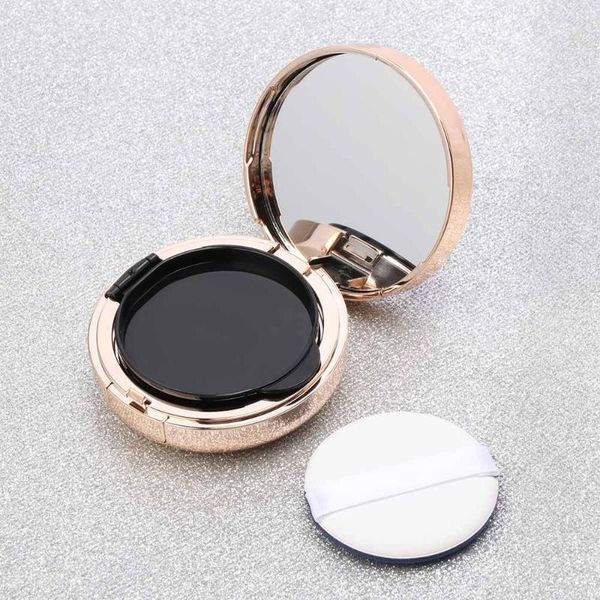 

storage bottles & jars 15g/0.5oz exquisite empty pink air cushion puff box portable cosmetic makeup case container with powder sponge mirror