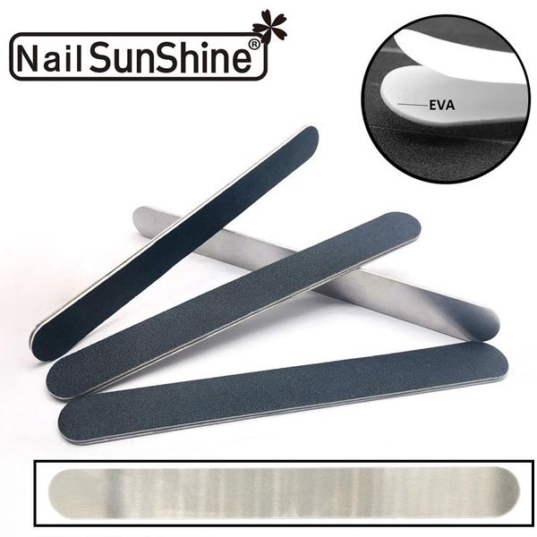 

nail files 200pcs replacement professional 100 180 240 eva thick wear-resistant tearable sandpaper steel sheet buffer manicure