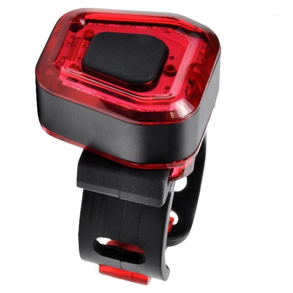 

bike lights 1 set tail light safety warning waterproof cycling taillight rear accessories (black red)1