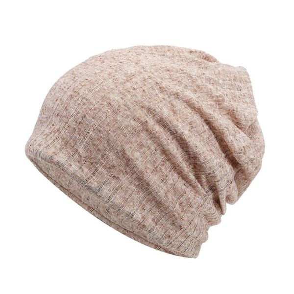

beanies summer spring men women's turban hat slouchy beanie mesh breathable cotton knitted cap female male gorros bone