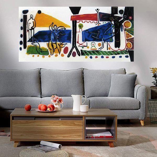

pablo picasso the family home decoration handpainted/hd-print oil painting on canvas large wall art canvas picture 210222