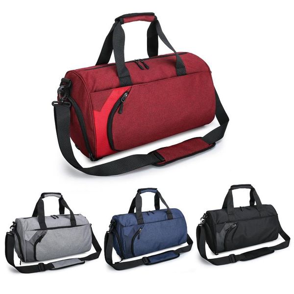 

outdoor bags men and women waterproof sports gym bag travel duffel with wet pocket shoes compartment weekender for yoga trips