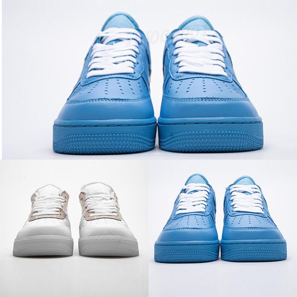

2021 mca casual shoes 1 university gold silver metallic off of blue volt blanc '07 moma white men women outdoor sneakers trainers sx01, Black
