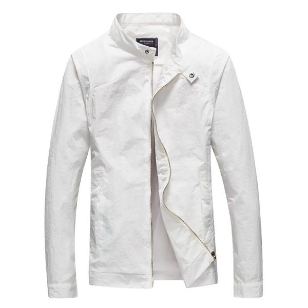 

men's jackets 2021 fashion mens casual solid color coats man spring autumn stand collar outerwear clothes, Black;brown