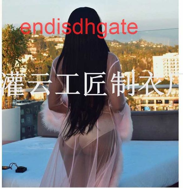 

long eba size seductive lingerie bathrobe plush nightdress, Black;white