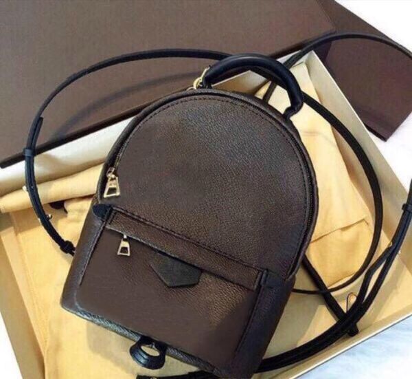 

2021 luxurys designers bags l backpack women palm springs mini brand genuine leather children backpacks women printing leather mini backpack