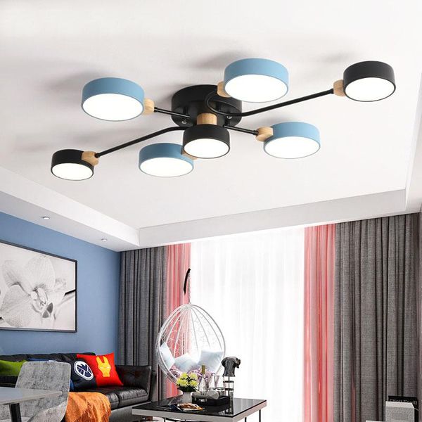 

ceiling lights nordic style living room led lamp bedroom study creative chandelier modern interior