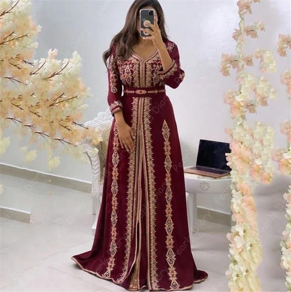 

party dresses burgundy kaftan abaya evening dress long sleeve islamic dubai saudi arabic robes soiree formal gowns prom, White;black