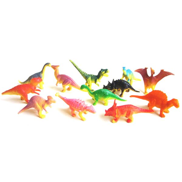 

12pcs/set plastic play dinosaur model action & figures gift for boys