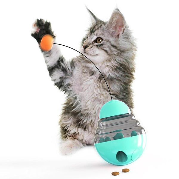 

cat toys durable pet mimi tumbler kitten play balls for catch feeder ball toy the leakage