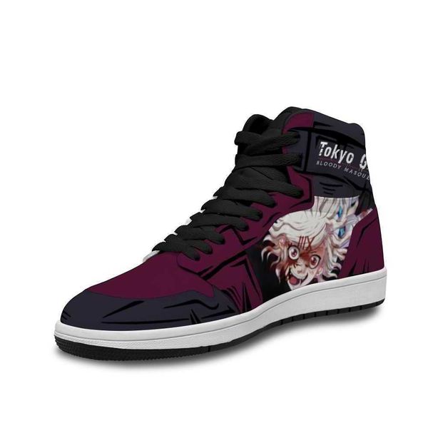 

2021 haum tokyo ghoul classic basketball shoes ins for soft lace up trainers