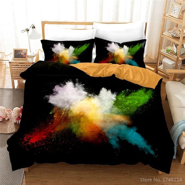 

bedding sets oil painting art 3d printed duvet cover set comfortable bed linens bedclothes twin full  king size home textile