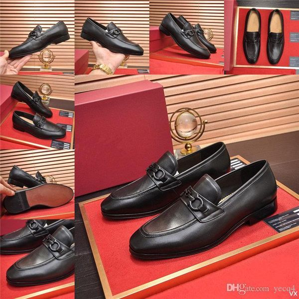 

bs men leather shoe new brogue shoes male pointed toe oxfords autumn lace-up formal shoes luxury handmade wedding business shoes 22, Black