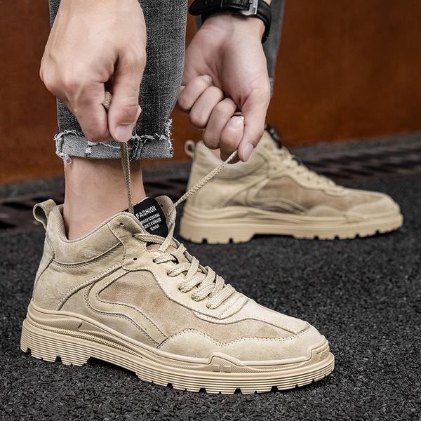 

dress shoes men casual lace up handmade cow suede leather oxfords outdoor men's quality flat moccasins sneakers, Black