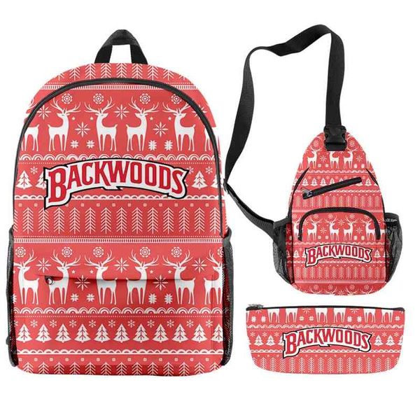 

new backwoods cigar starry sky peripheral backpack satchel pencil bag set